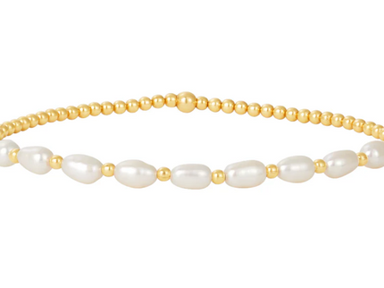 Pulsera Perlas Arroz