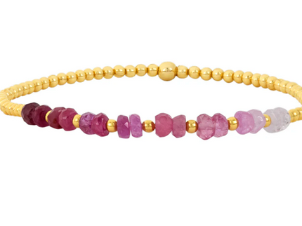 Pulsera Zafiro Azúcar Rosa