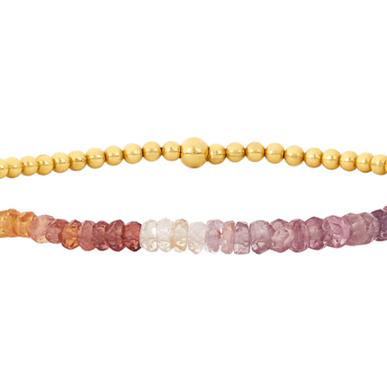 Sapphire Passion Ombré 14k Bracelet