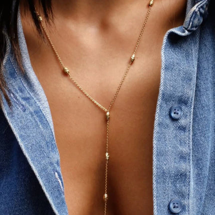 Collar Corbatero en oro